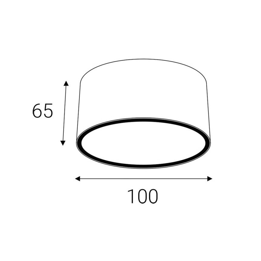 LED2 - Utomhus spotlight MEDO GX53/11W/230V antracit IP54