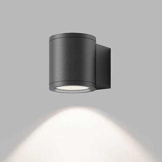 LED2 - Utomhus Väggbelysning MIDO 1xGU10/50W/230V antracit IP54