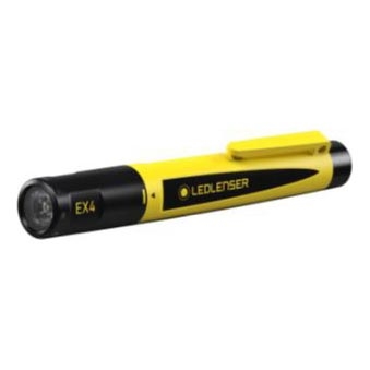 Ledlenser EX4 - LED-ficklampa LED/2xAAA IP66 50 lm gul