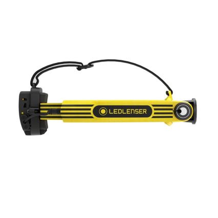 Ledlenser EXH6R - dimbar uppladdningsbar pannlampa LED/1900 mAh IP68 250 lm 15 h gul