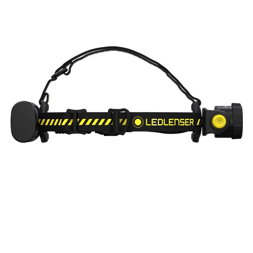 Ledlenser H15R WORK - LED-uppladdningsbar pannlampa med dimbar funktion, 4800 mAh, IP67, 2500 lm, 70 timmar, svart