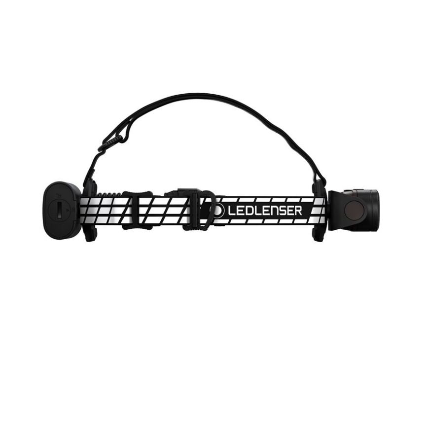 Ledlenser H19R SIGNATURE - LED uppladdningsbar pannlampa med justerbar ljusstyrka, 4800 mAh, IP68, 4000 lm, 20 h, svart