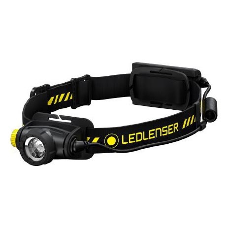 Ledlenser H5R WORK - dimbar uppladdningsbar pannlampa, LED, 1800 mAh, IP67, 500 lm, 45 h, svart
