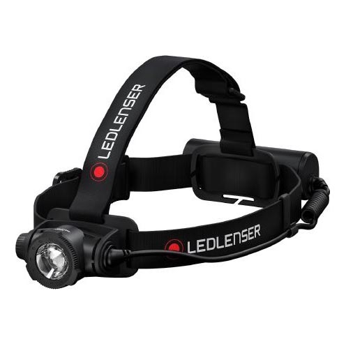 Ledlenser H7R CORE - Dimmbar uppladdningsbar LED-pannlampa / 4800 mAh IP67 1000 lm 65 h svart