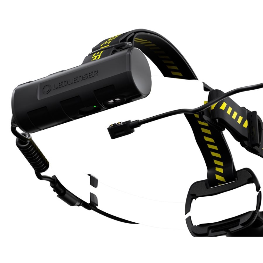 Ledlenser H7R WORK - dimmbar uppladdningsbar pannlampa, LED/4800 mAh, IP67, 1000 lm, 60 h, svart