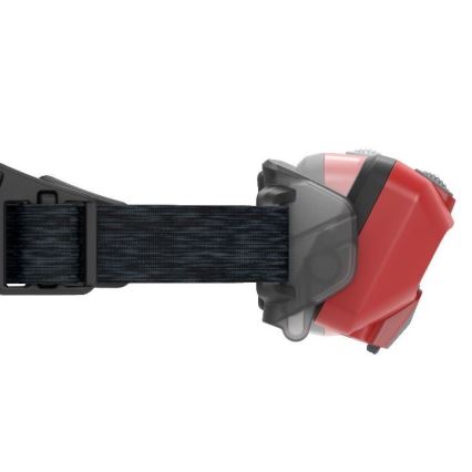 Ledlenser HF6R Core - Dimmbar uppladdningsbar LED-pannlampa 2000 mAh, IP68, 800 lm, 60 h, röd