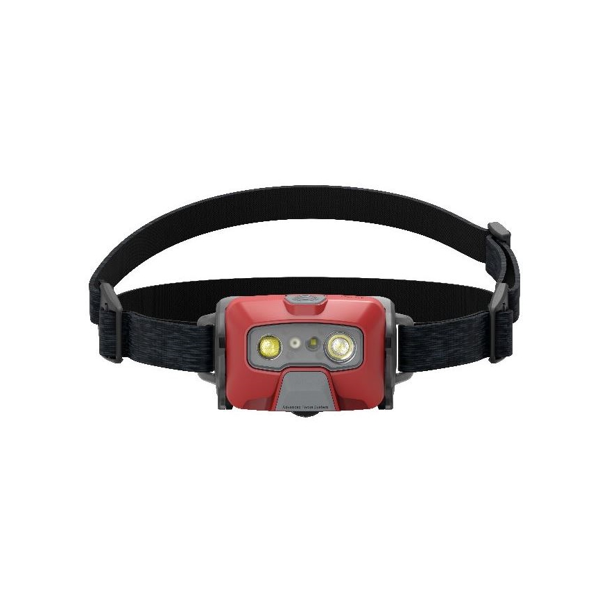 Ledlenser HF6R Core - Dimmbar uppladdningsbar LED-pannlampa 2000 mAh, IP68, 800 lm, 60 h, röd