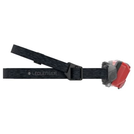 Ledlenser HF6R Core - Dimmbar uppladdningsbar LED-pannlampa 2000 mAh, IP68, 800 lm, 60 h, röd