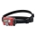 Ledlenser HF6R Core - Dimmbar uppladdningsbar LED-pannlampa 2000 mAh, IP68, 800 lm, 60 h, röd