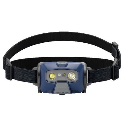 Ledlenser HF6R Core - uppladdningsbar, dimmbar LED-pannlampa, 2000 mAh, IP68, 800 lm, upp till 60 timmar, blå