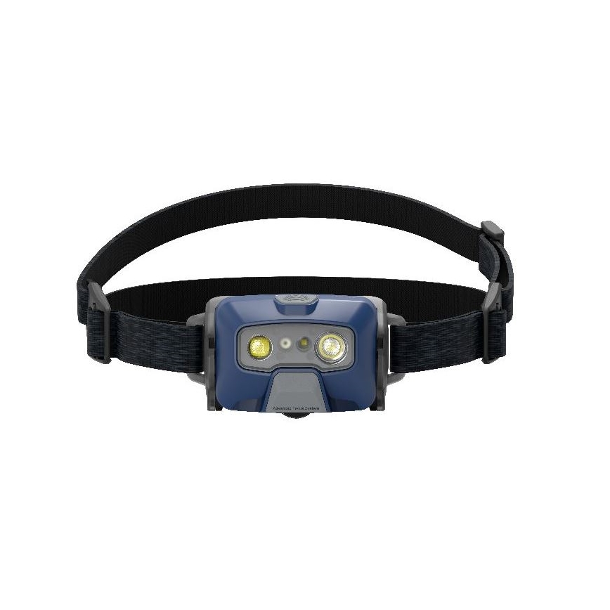 Ledlenser HF6R Core - uppladdningsbar, dimmbar LED-pannlampa, 2000 mAh, IP68, 800 lm, upp till 60 timmar, blå