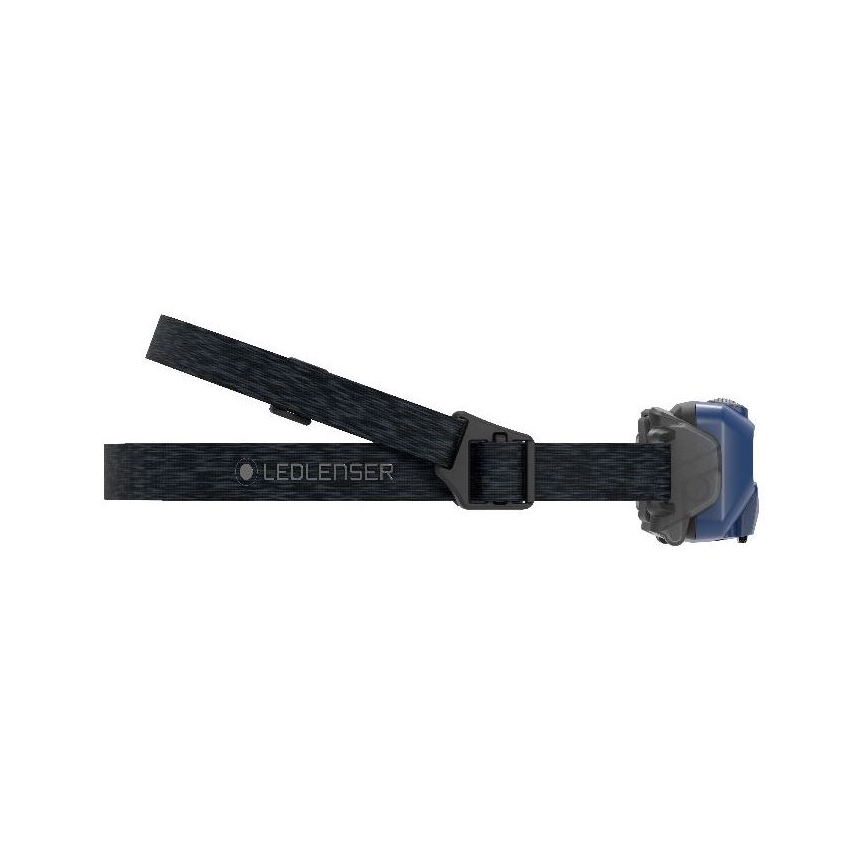 Ledlenser HF6R Core - uppladdningsbar, dimmbar LED-pannlampa, 2000 mAh, IP68, 800 lm, upp till 60 timmar, blå