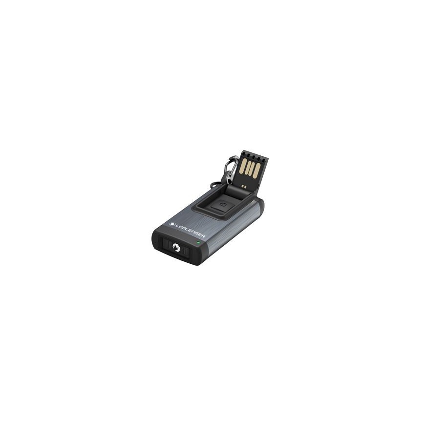 Ledlenser K4R GRÅ - Dimmbar uppladdningsbar ficklampa LED/180 mAh IP2X 120 lm