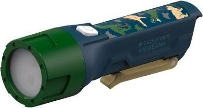 Ledlenser KIDBEAM4 DINO - LED dimbar barnficklampa LED/2xAAA IP44 grön