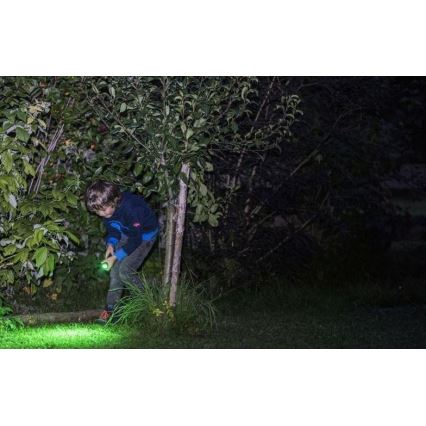 Ledlenser KIDBEAM4 DINO - LED dimbar barnficklampa LED/2xAAA IP44 grön
