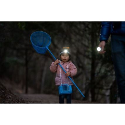 Ledlenser KIDBEAM4 RAINBOW - dimbar LED-ficklampa för barn, 2xAAA, IP44, lila