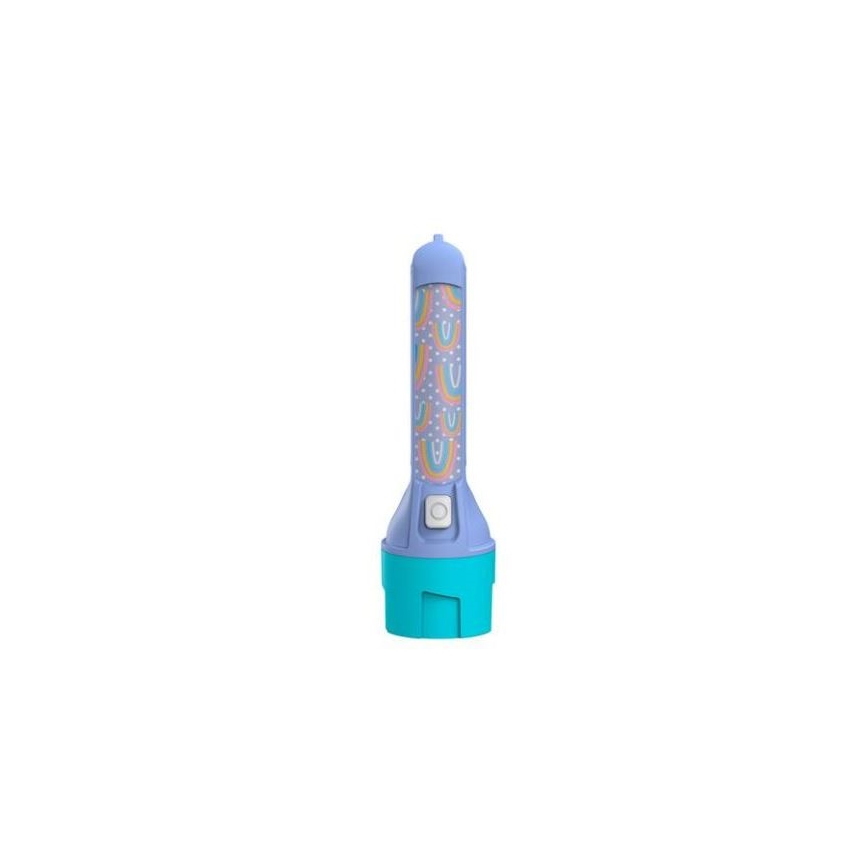 Ledlenser KIDBEAM4 RAINBOW - dimbar LED-ficklampa för barn, 2xAAA, IP44, lila