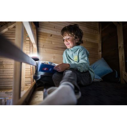 Ledlenser KIDCAMP6 DINO - dimbar, bärbar LED-lampa, LED/3xAAA, IP44, grön