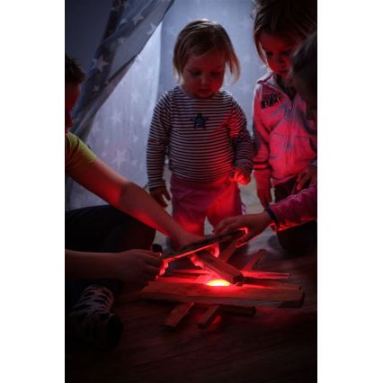 Ledlenser KIDCAMP6 DINO - dimbar, bärbar LED-lampa, LED/3xAAA, IP44, grön