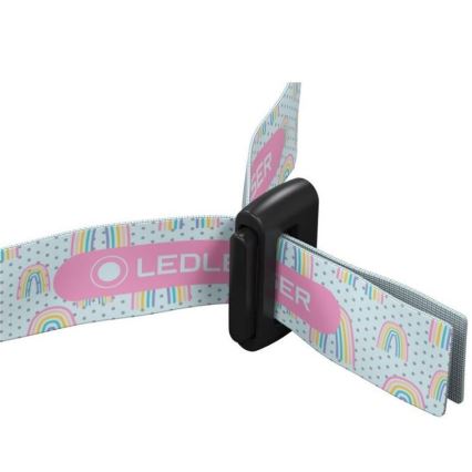 Ledlenser KIDLED2 RAINBOW - LED-dimmbar pannlampa för barn LED/1xAAA IPX4 40 lm 20h lila