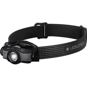 Ledlenser MH5 - LED dimmbar uppladdningsbar pannlampa LED/1xAA/750 mAh IP54 400 lm 35 h svart/grå