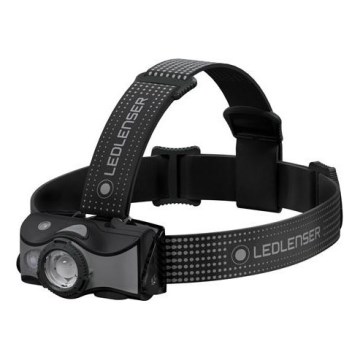 Ledlenser MH7 - dimbar uppladdningsbar pannlampa LED/1550 mAh IP54 600 lm 40 h svart/grå