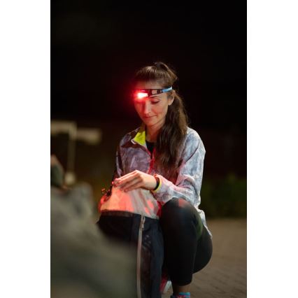 Ledlenser NEO1R - Dimbar uppladdningsbar LED-pannlampa, 730 mAh, IP67, 250 lm, 15 h, blå
