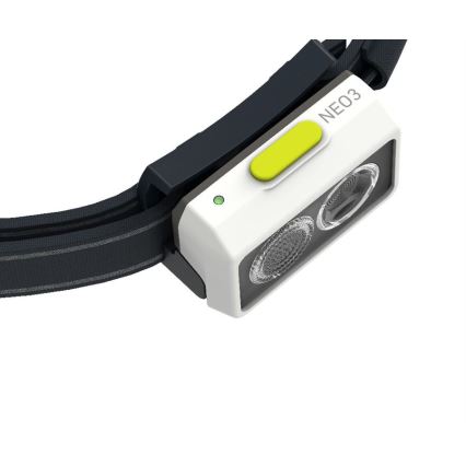 Ledlenser NEO3 - dimbar LED-pannlampa LED/3xAAA IP54 400 lm 20 h svart/vit