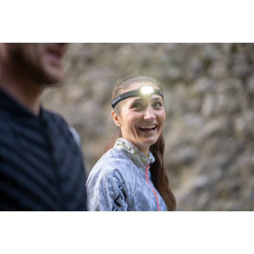 Ledlenser NEO5R - Dimmbar LED-uppladdningspannlampa LED/1800 mAh IP54 600 lm 35 h blå