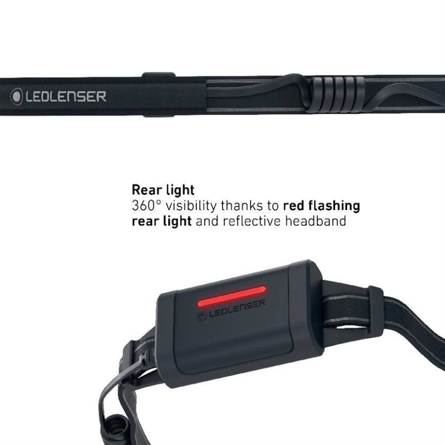 Ledlenser NEO5R - Dimmbar LED-uppladdningspannlampa LED/1800 mAh IP54 600 lm 35 h blå