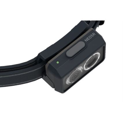 Ledlenser NEO5R - LED dimbar uppladdningsbar pannlampa LED/1800mAh IP54 600 lm 35 h svart