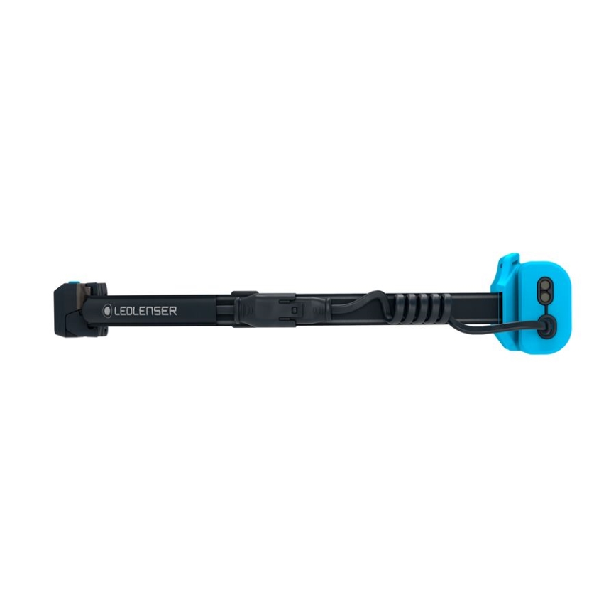 Ledlenser NEO9R - dimbar uppladdningsbar LED-pannlampa, 5000 mAh, IP54, 1200 lm, 120 h, svart/blå