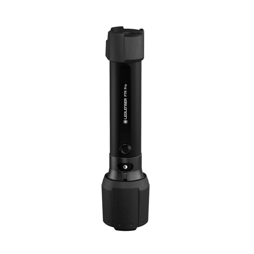 Ledlenser P7R PRO - dimmbar LED-uppladdningsficklampa, 4600 mAh, IP68, 2000 lm, 60 h, svart