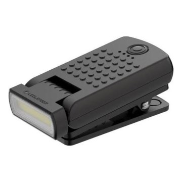 Ledlenser W1R - uppladdningsbar dimbar LED-arbetslampa med klämma LED/740 mAh IP54 220 lm
