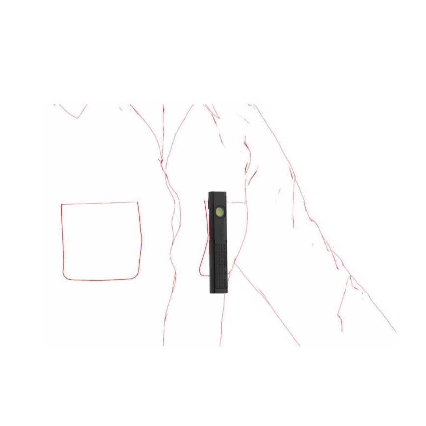 Ledlenser W4R - LED dimbar uppladdningsbar arbetslampa LED/760 mAh IP54 220 lm