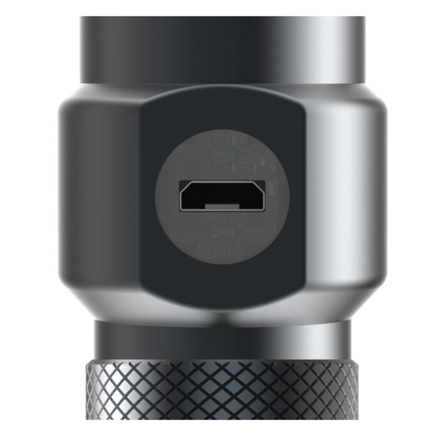 Ledlenser WORKERS FRIEND - dimbar uppladdningsbar LED-ficklampa, 2500 mAh, 280 lm, 80 h, svart