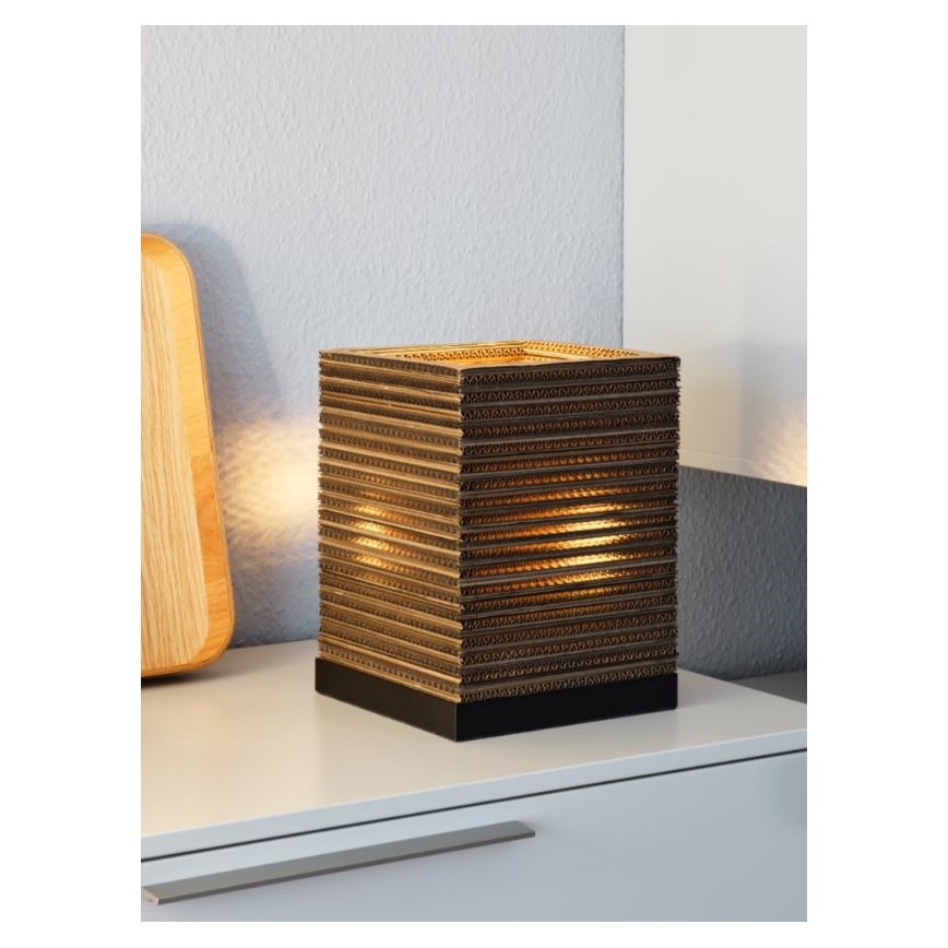 Ledvance - Bordslampa DECOR CARDBOARD 1xE27/15W/230V 20x20 cm
