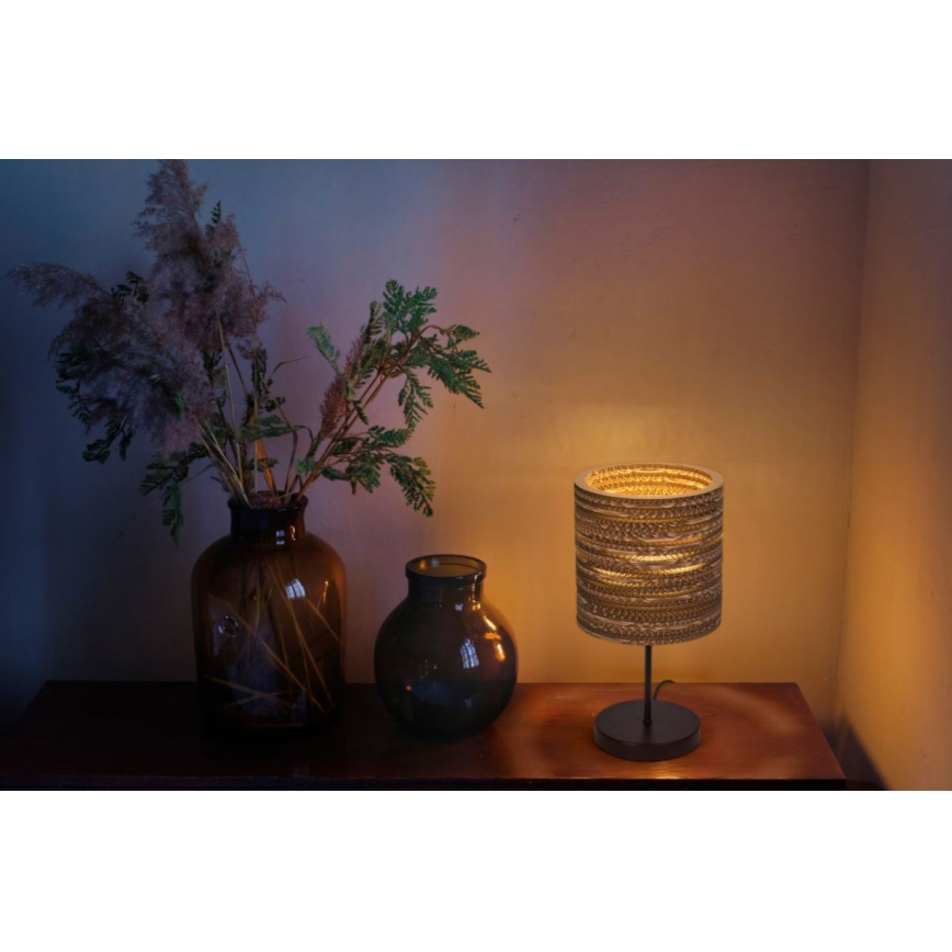 Ledvance - Bordslampa DECOR CARDBOARD 1xE27/15W/230V diameter 20 cm