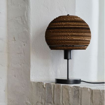 Ledvance - Bordslampa DECOR CARDBOARD 1xE27/15W/230V diameter 26 cm