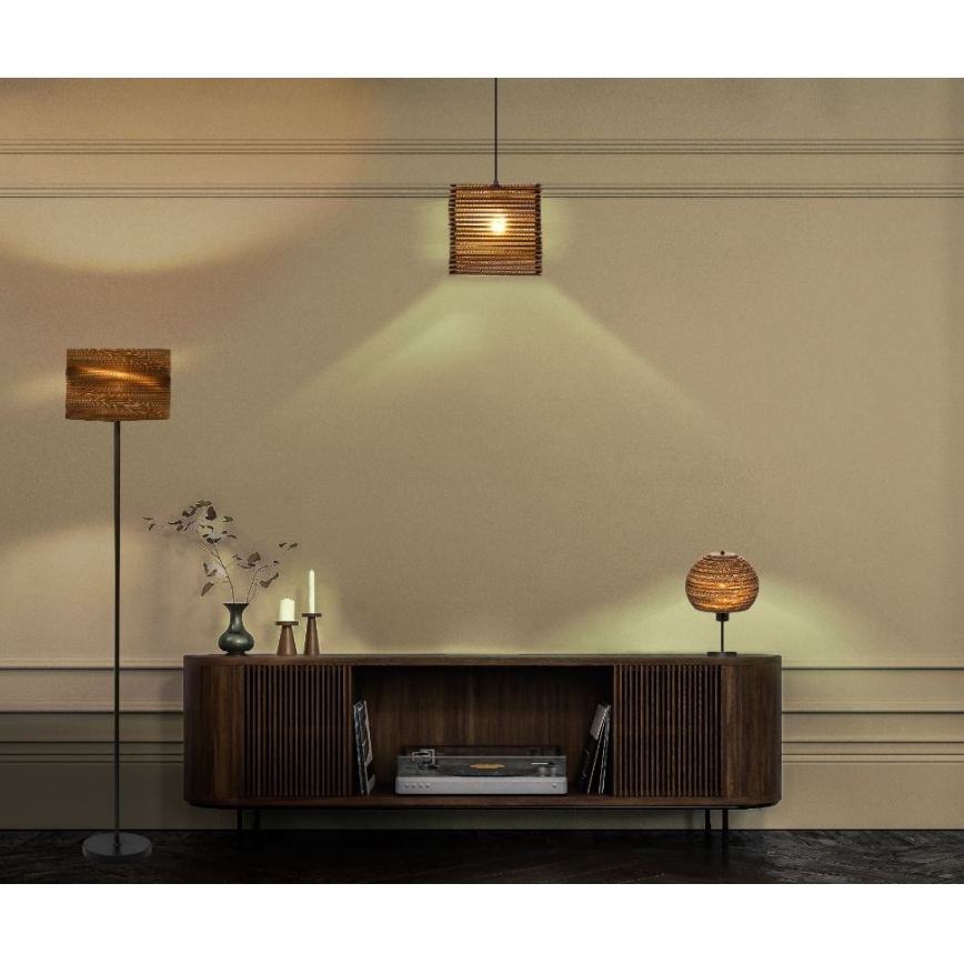 Ledvance - Bordslampa DECOR CARDBOARD 1xE27/15W/230V diameter 26 cm
