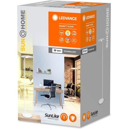Ledvance - LED Dimbart golvlampa SUN@HOME LED/36W/230V 2200-5000K CRI 95 Wi-Fi