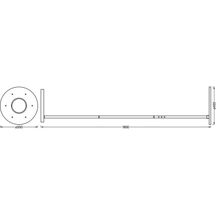 Ledvance - LED Dimbart golvlampa SUN@HOME LED/36W/230V 2200-5000K CRI 95 Wi-Fi