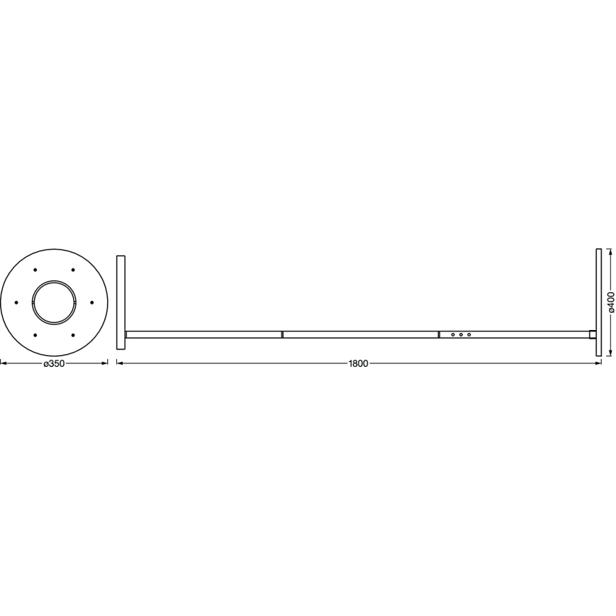 Ledvance - LED Dimbart golvlampa SUN@HOME LED/36W/230V 2200-5000K CRI 95 Wi-Fi