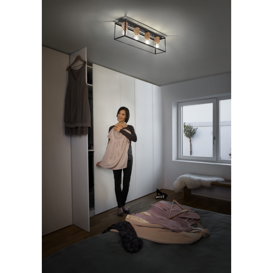 Ledvance - Fäst ljuskrona DECOR 4xE27/15W/230V