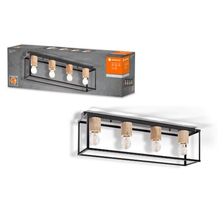 Ledvance - Fäst ljuskrona DECOR 4xE27/15W/230V
