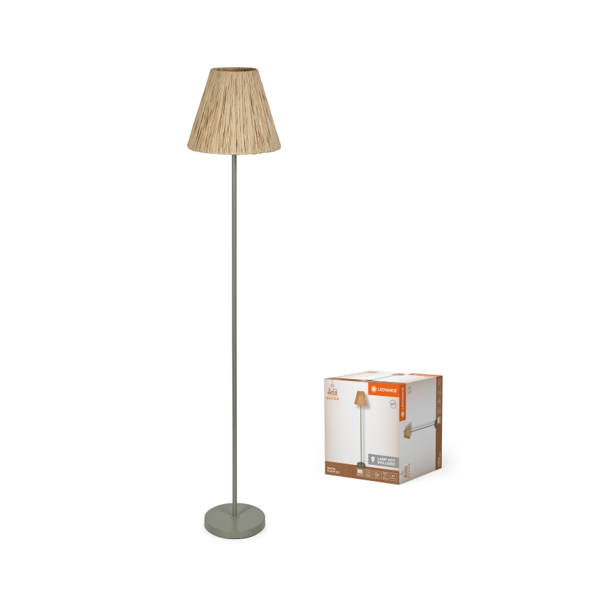 Ledvance - Golvlampa DECOR RAFFIA 1xE27/15W/230V raffiabaster