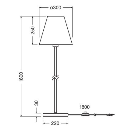 Ledvance - Golvlampa DECOR RAFFIA 1xE27/15W/230V raffiabaster