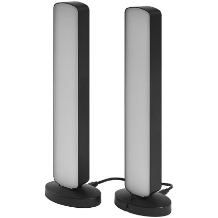 Ledvance - KIT 2x LED RGBW Ljusreglerad bordslampa MOOD LIGHT LED/4W/230V Wi-Fi + fjärrkontroll