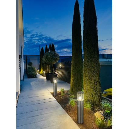Ledvance - Lampa med sensor för utomhusbruk EBRO 1xE27/20W/230V IP44