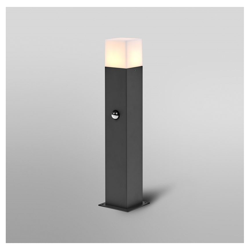 Ledvance - Lampa med sensor för utomhusbruk FIGO SQUARE 1xE27/20W/230V IP44